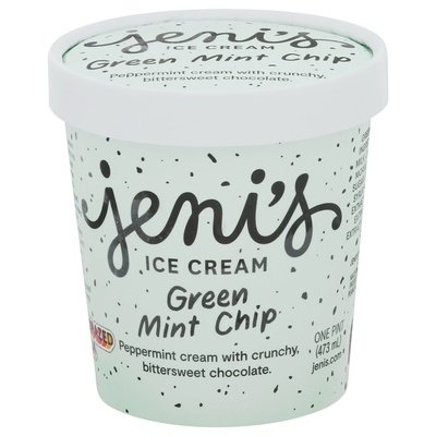 Jenis Green Mint Chip 8/16 OZ [UNFI  #2693471]