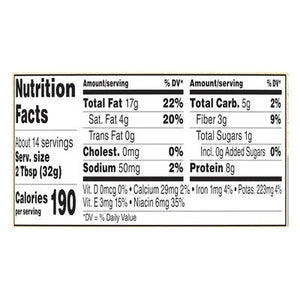 Santa Cruz Organic Peanut Butter Spread Dark Roasted Creamy No Stir 6/16 OZ [UNFI #2915015] [ebt]