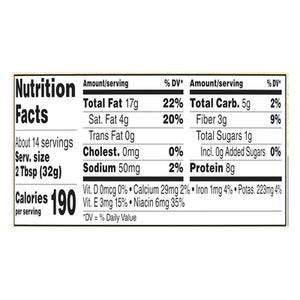 Santa Cruz Organic Peanut Butter Spread Dark Roasted Creamy No Stir 12/16 OZ [UNFI #3091303] [ebt]