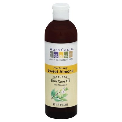 Aura Cacia Skin Care Oil Natural Sweet Almond 1/16 OZ [UNFI #615484] T