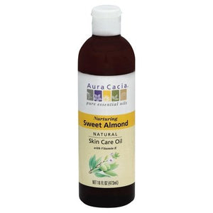 Aura Cacia Skin Care Oil Natural Sweet Almond 1/16 OZ [UNFI #615484] T