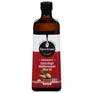 Spectrum Naturals Olive Oil Organic Mediterranean Extra Virgin 6/32 OZ [UNFI #2907756] [ebt]