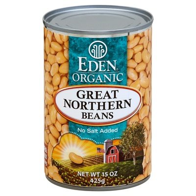 Eden Foods Great Northern Beans 12/15 OZ [UNFI #0959726] [ebt]