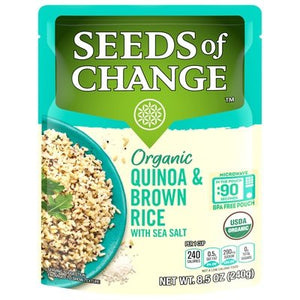 Seeds Of Change Quinoa & Brown Rice Organic With Sea Salt 12/8.5 OZ [UNFI #2881134] [ebt]