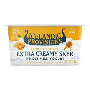 Icelandic Provisions Extra Creamy Skyr Honey & Apricot 12/4.4 OZ [UNFI #2953743] [ebt]