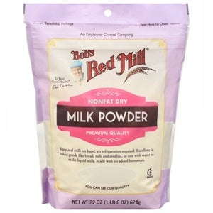 Bobs Red Mill Milk Powder Nonfat Dry 4/22 OZ [UNFI #2486413] [ebt]