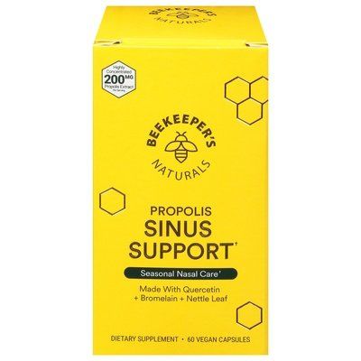 Beekeepers Naturals Sinus Support Propolis 1/60 CT [UNFI #2834224] T