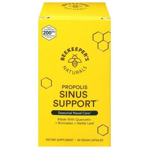 Beekeepers Naturals Sinus Support Propolis 1/60 CT [UNFI #2834224] T