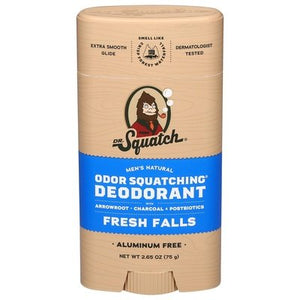 Dr Squatch Deodorant Natural Fresh Falls Mens 1/2.65 OZ [UNFI #3038767] T