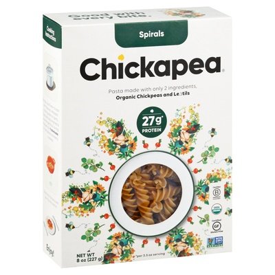 Chickapea Pasta Spirals Organic 6/8 OZ [UNFI #2133130] [ebt]