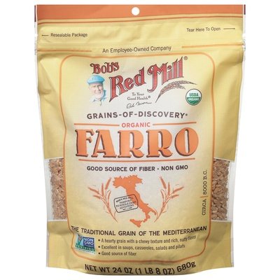 Bobs Red Mill Farro Organic 4/24 OZ [UNFI #2486629] [ebt]