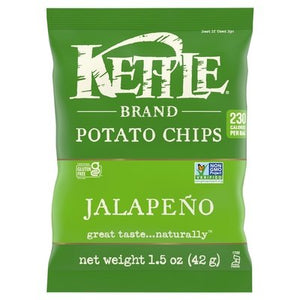 Kettle Brand Potato Chips Jalapeno 24/1.5 OZ [UNFI #1114735] [ebt]