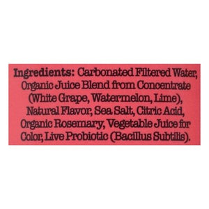 Culture Pop Soda Probiotic Soda Watermelon & Lime Fizzy & Gutsy 12/12 OZ [UNFI #2820868] [ebt] T