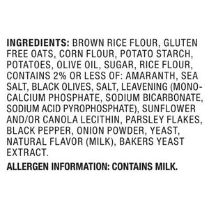 Miltons Baked Crackers Gluten Free Olive Oil & Sea Salt 12/4.5 OZ [UNFI #2390177] [ebt]