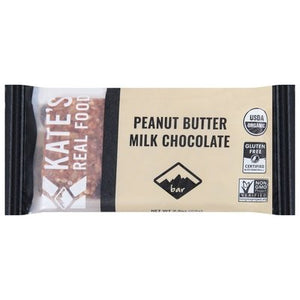 Kates Real Food Bar Peanut Butter Milk Chocolate 12/2.2 OZ [UNFI #2337939] [ebt]