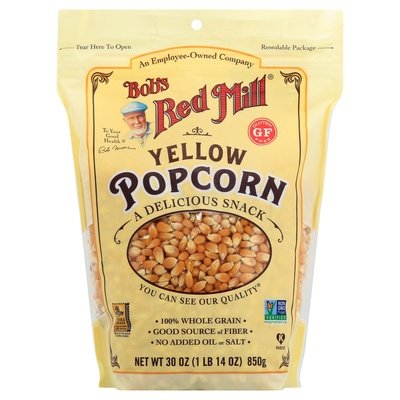 Bobs Red Mill Popcorn Yellow 4/30 OZ [UNFI #2319390] [ebt]