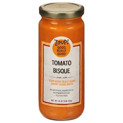 Zoup! Good, Really Good Soup Tomato Bisque 6/16 OZ [UNFI #2838621] [ebt]