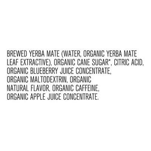 Yachak Organic Yerba Mate Energy Drink Organic Berry Blue Yerba Mate 12/16 OZ [UNFI #2752236] [ebt]