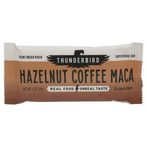 Thunderbird Superfood Bar Hazelnut Coffee Maca 12/1.7 OZ [UNFI #2690907] [ebt]