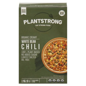 Plantstrong Chili Organic Creamy White Bean 6/16.9 OZ [UNFI #2762391] [ebt]