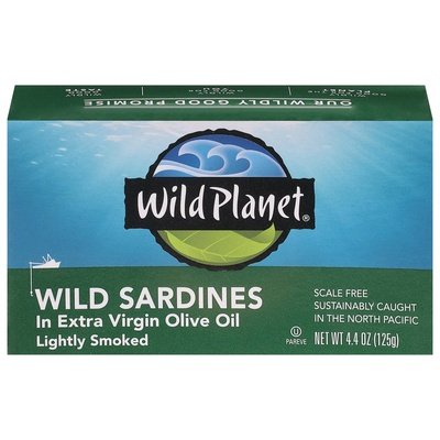 Wild Planet Wild Sardines Lightly Smoked 12/4.4 OZ [UNFI #214478] [ebt]