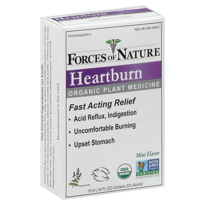 Forces Of Nature Heartburn Fast Acting Relief Mint Flavor 10 ML [UNFI #2694602] T