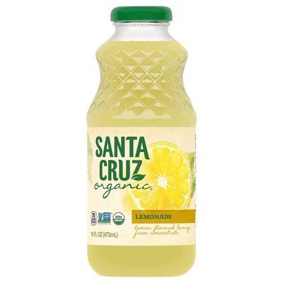 Santa Cruz Organic Lemonade 8/16 OZ [UNFI #2552701] [ebt]