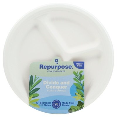 Repurpose Plates Sectional Heavy Duty 10 Inch 12/20 CT [UNFI #1748243] T