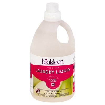 Biokleen Laundry Liquid Free & Clear Fragrance Free 64 OZ [UNFI #0852814] T