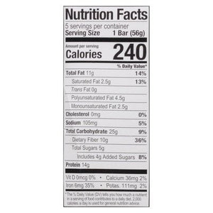 Aloha Protein Bars Organic Chocolate Chip Cookie Dough 6/5 PACK [UNFI #2958098] [ebt]
