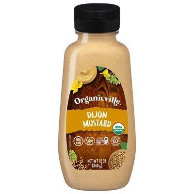 Organicville Dijon Mustard 12/12 OZ [UNFI #0397844] [ebt]