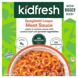 Kidfresh Spaghetti Loops Meat Sauce 8/7.25 OZ [UNFI  #2830727]