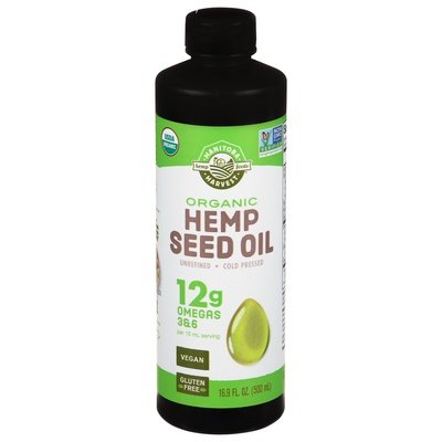 Manitoba Harvest Hemp Seed Oil Organic 12 G Omegas 3 & 6 16.9 OZ [UNFI #0789974] T
