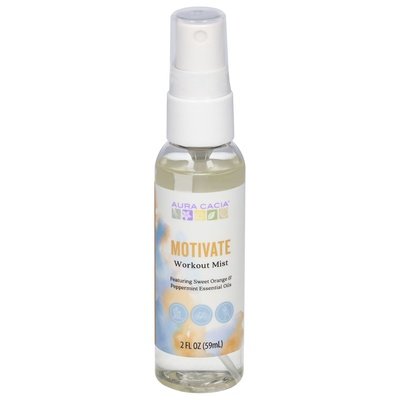Aura Cacia Workout Mist Motivate 2 OZ [UNFI #2745784] T