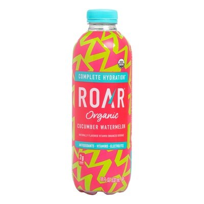 Roar Organic Vitamin Enhanced Beverage Organic Cucumber Watermelon 12/18 OZ [UNFI #2297760] [ebt] T