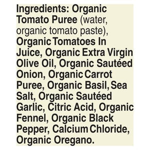 Muir Glen Pasta Sauce Organic Tomato Basil 12/23.5 Z [UNFI #2907129] [ebt]