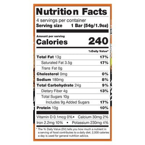 Daves Killer Bread Protein Bars Organic Peanut Butter Chocolate Chunk Amped-Up 6/7.6 OZ [UNFI #2871465] [ebt]