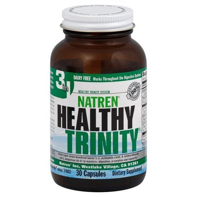 Natren Healthy Trinity 3 In 1 Capsules 30 Cap [UNFI #0454629] T