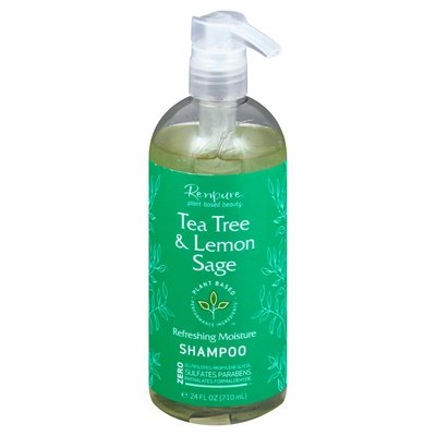 Renpure Shampoo Refreshing Moisture Tea Tree & Lemon Sage 24 OZ [UNFI #2682383] T