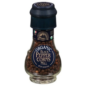 Drogheria & Alimentari Black Peppercorns Mill Organic Grinder 6/1.6 OZ [UNFI #0786244] [ebt]