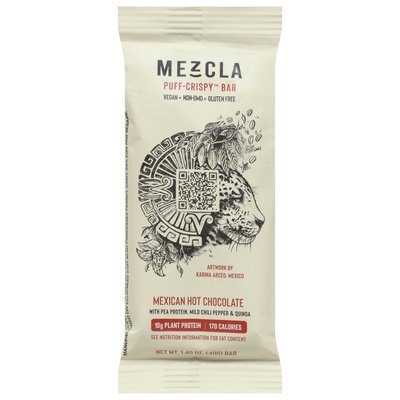 Mezcla Plant Protein Bar Mexican Hot Chocolate 15/1.4 OZ [UNFI #2709020] [ebt]