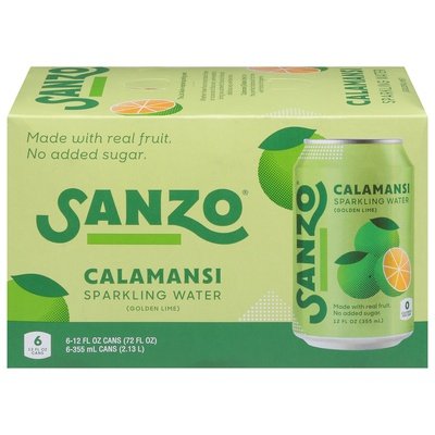 Sanzo Sparkling Water Calamansi 4/6/12 OZ [UNFI #2926848] [ebt] T