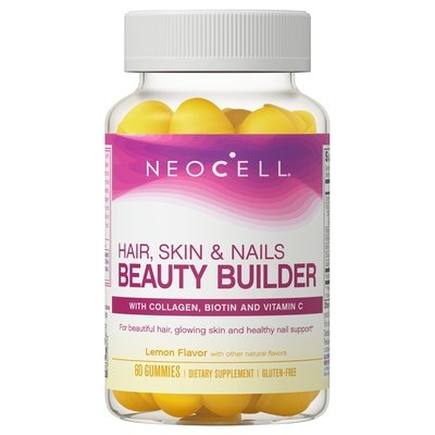 Neocell Corporation Beauty Builder Hair Skin & Nails Gummies Lemon Flavor 60 CT [UNFI #2877900] T