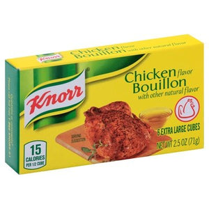 Knorr Bouillon Chicken Flavor Cubes Extra Large 24/2.5 OZ [UNFI #0100594] [ebt]