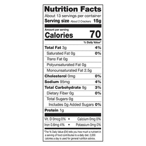 Miltons Gourmet Crackers Salt & Pepper 8/6.8 OZ [UNFI #3031671] [ebt]