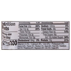 Perfect Bar Protein Bar Dark Chocolate Chip Peanut Butter With Sea Salt 8/2.3 OZ [UNFI #2063154] [ebt]