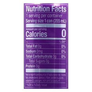 Zevia Soda Zero Sugar Grape 12/12 OZ [UNFI #2819290] [ebt] T