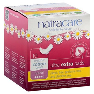 Natracare Extra Pads Organic Super Ultra 10 CT [UNFI #1645043] T