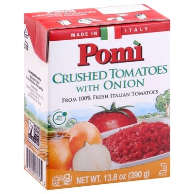 Pomi Tomatoes Crushed with Onion 12/13.8 Z [UNFI #2675866] [ebt]