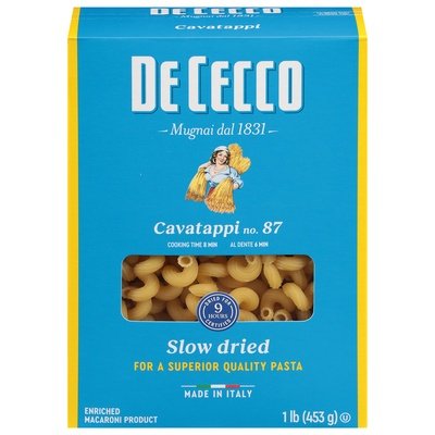 Dececco Cavatappi No. 87 12/16 OZ [UNFI #1852276] [ebt]